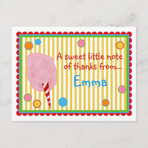 Cotton Candy Post Card Postkarte