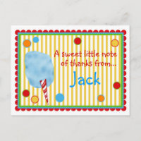 Cotton Candy Post Card