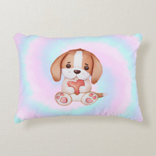 Cotton Candy Puppy Liebe Dekokissen