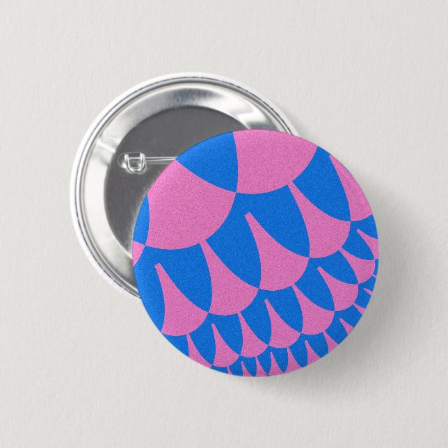 Cotton Candy Scales Button (Vorne & Hinten)