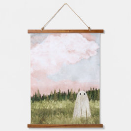 Cotton Candy Skies Wandteppich Mit Holzrahmen