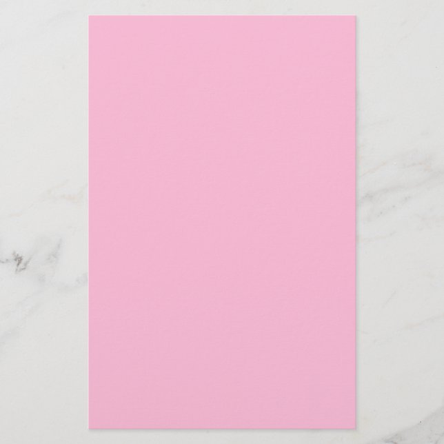 Cotton Candy Solid Color Briefpapier (Vorderseite)