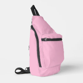 Cotton Candy Solid Color Crossbody Bag