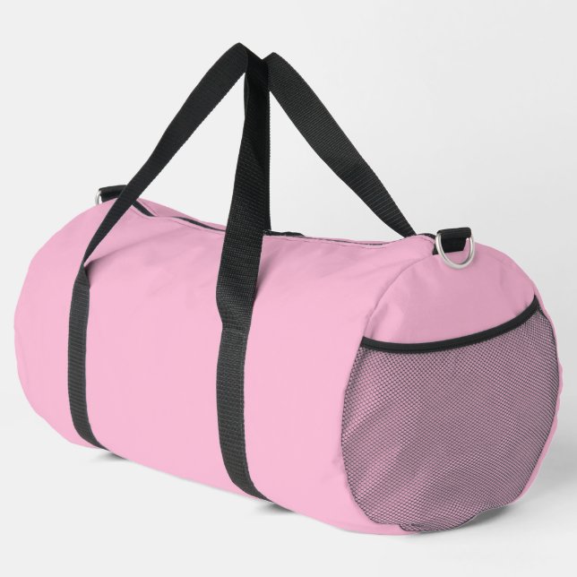 Cotton Candy Solid Color Duffle Bag (Rechte Ecke)