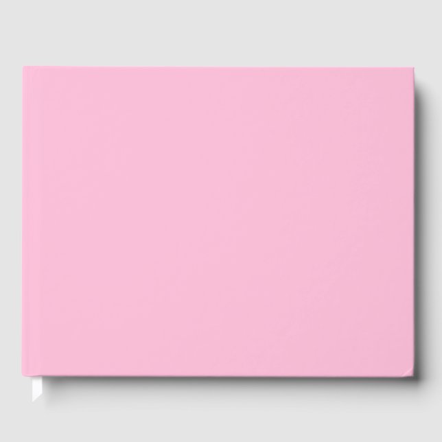 Cotton Candy Solid Color Gästebuch (Vorderseite)