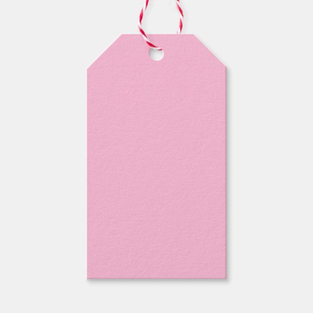 Cotton Candy Solid Color Geschenkanhänger (Vorderseite)
