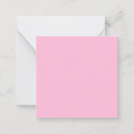 Cotton Candy Solid Color Mitteilungskarte