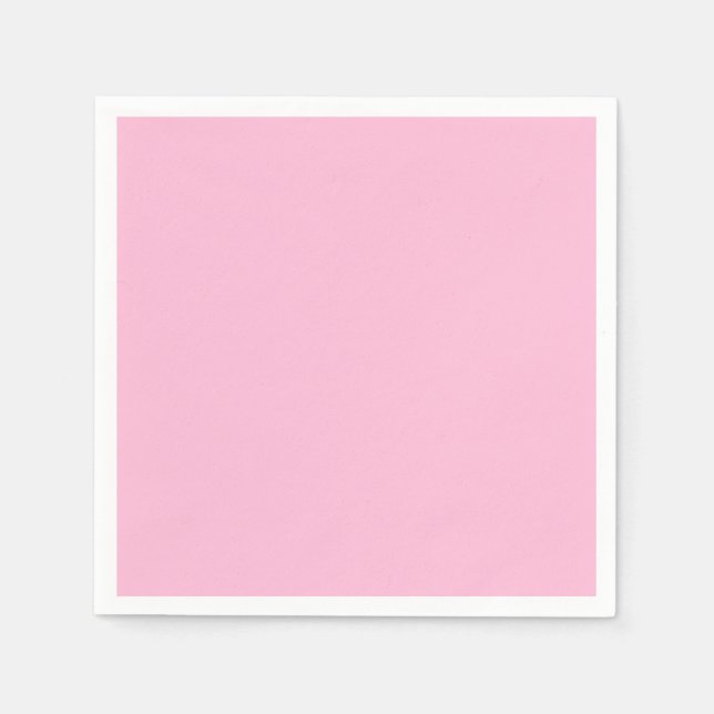 Cotton Candy Solid Color Serviette (Vorderseite)
