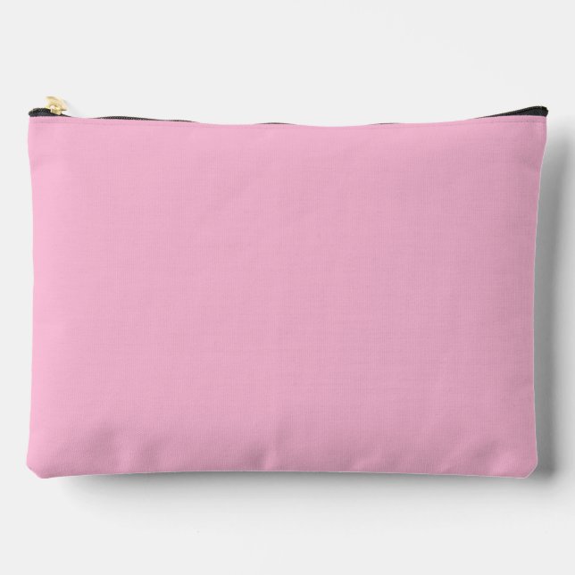 Cotton Candy Solid Color Zubehörtasche (Vorderseite)