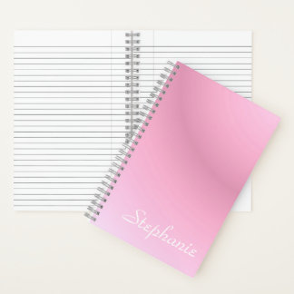 Cotton Candy Spiral Notebook Notizbuch