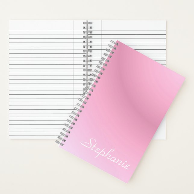 Cotton Candy Spiral Notebook Notizbuch (Innen)