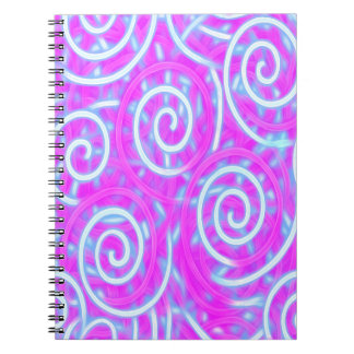 Cotton Candy Swirl Notebook – Pastel Aesthetic Notizblock