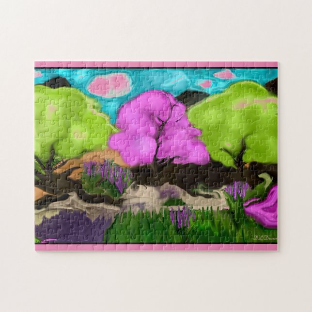 Cotton Candy Trees Puzzle (Horizontal)