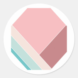 Cotton Candy Trendy Summer Zuhause Runder Aufkleber