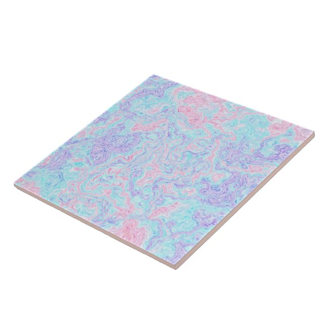 Cotton Candy Wirbel Fliese (Seite)