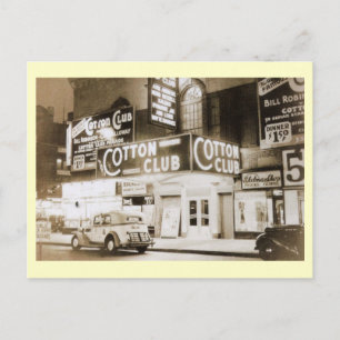 Cotton Club, New York City Vintage auf Deutsch Postkarte