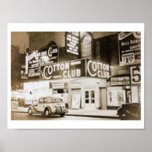 Cotton Club, New York City Vintage Poster