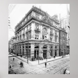 Cotton Exchange, New Orleans, 1890er Poster