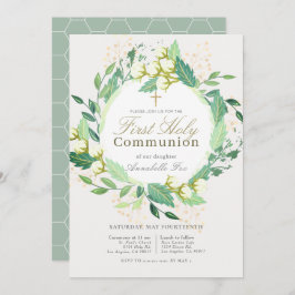 Cotton Garden Wreath Green First Heilige Kommune Einladung