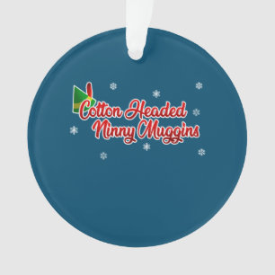 Cotton Headed Ninny Muggins Funny Elf Weihnachten Ornament