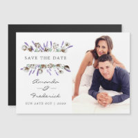 Cotton Lavender Country Hochzeit Save the Date