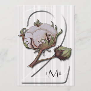 Cotton on Strip 2. Hochzeitstag Einladung