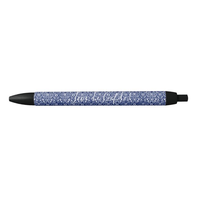 Cotton Royal Blue trouwen pen voor getuigen Kugelschreiber (Vorderseite)