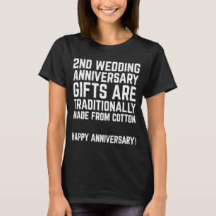 Cotton Wedding Jubiläum T-Shirt