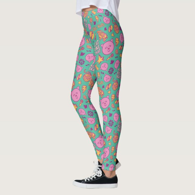 Cottonball Muster Erwachsene Leggings (Links)