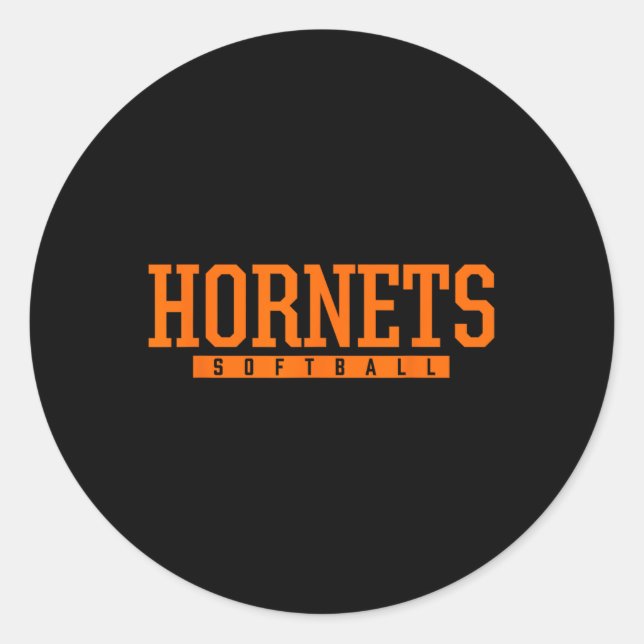 Cottondale Hornets Softll Hs  Runder Aufkleber (Vorderseite)