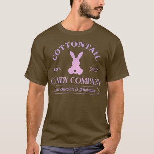 Cottontail Candy Company pastellfarbene feine Scho T-Shirt