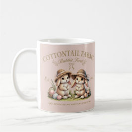 Cottontail Farms Vintage-Osterhasen Kaffeetasse
