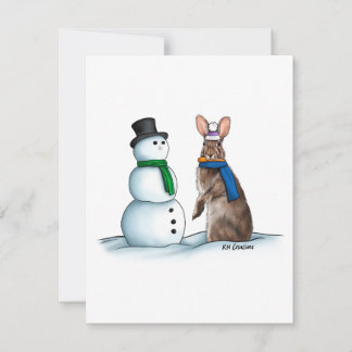 Cottontail - Urlaubskarte Feiertagskarte