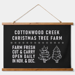 COTTONWOOD CREEK WANDTEPPICH MIT HOLZRAHMEN