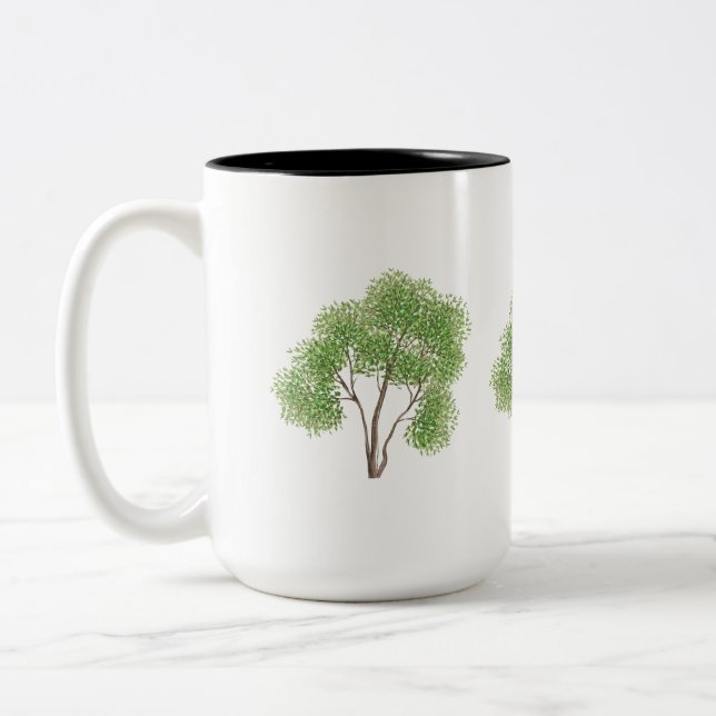 Cottonwood Tree Zweifarbige Tasse (Links)
