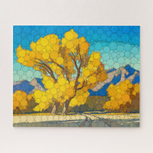 Cottonwoods by After Maynard Dixon Puzzle