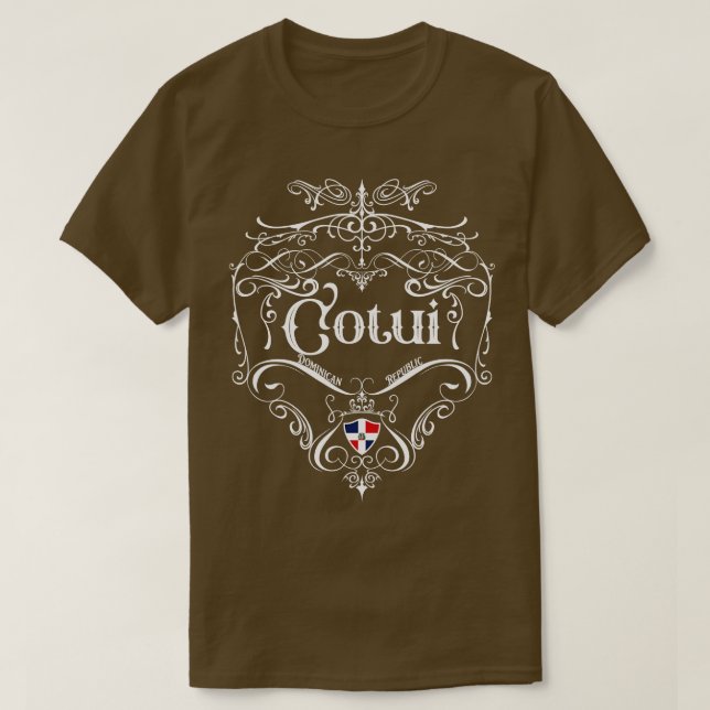 Cotui, Vintages Design 1 T-Shirt (Design vorne)