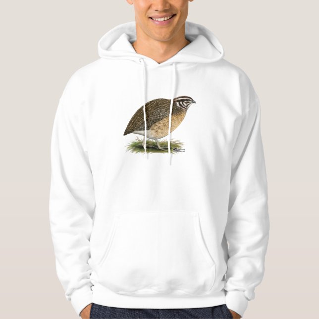 Coturnix-Pharao-Wachteln Hoodie (Vorderseite)