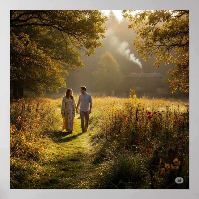 Cotzielcore Meadow Walk Poster (Vorne)