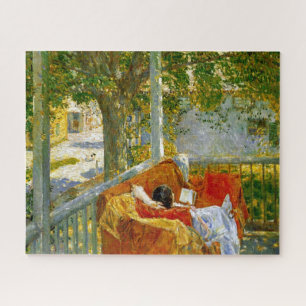 Couch auf der Porch, Cos Cob von Frederick Hassam Puzzle