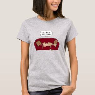 Couch Greyhound (fawn) Dog Lazy Sleeping Funny T-Shirt