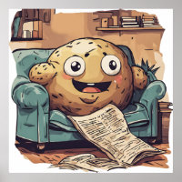 Couch Potato - Art Print