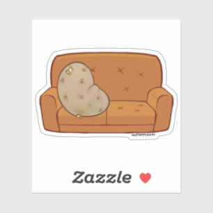 Couch Potato Aufkleber