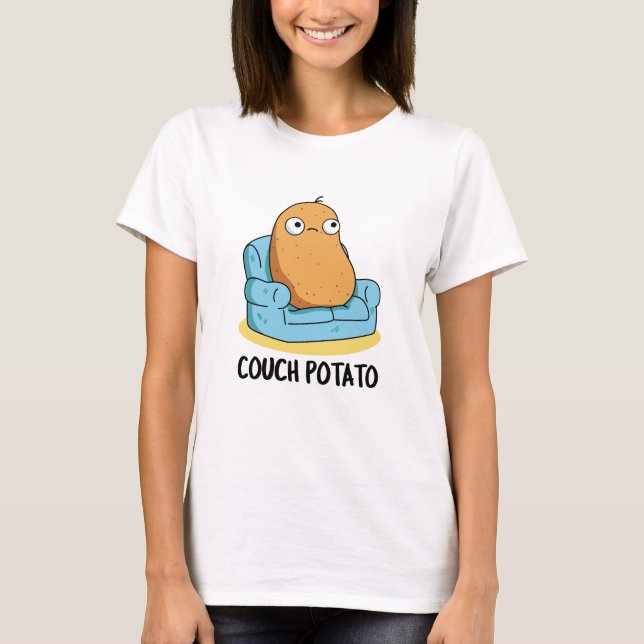 Couch Potato Funny Potato Pub T-Shirt (Vorderseite)