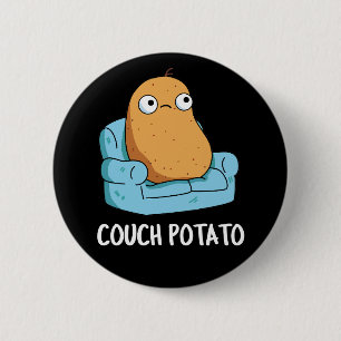 Couch Potato Funny Potato Puppe Dark BG Button