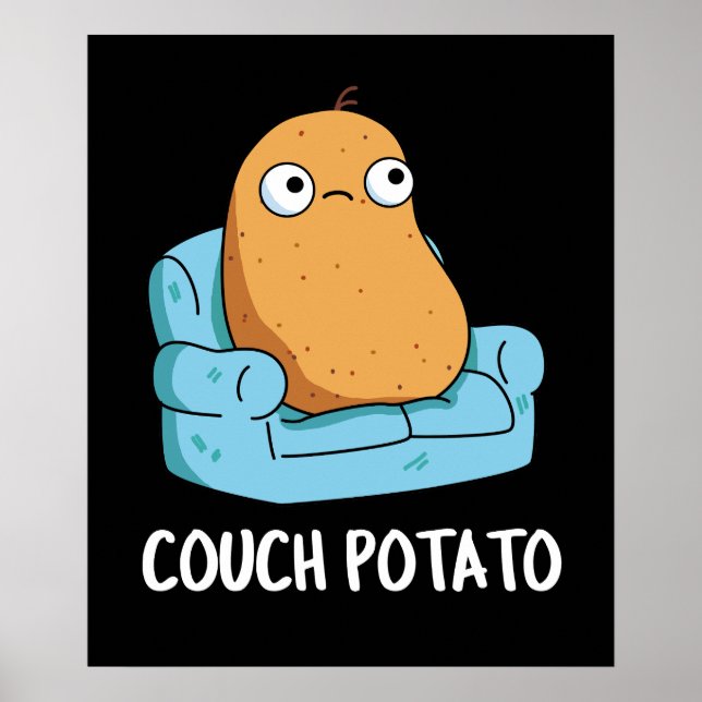 Couch Potato Funny Potato Puppe Dark BG Poster (Vorne)