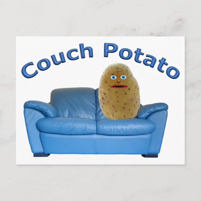 Couch Potato Postkarte (Vorderseite)