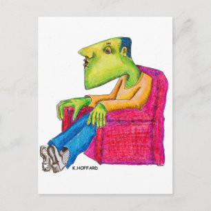 Couch Potato Postkarte