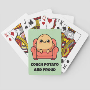 Couch Potato und stolz Spielkarten