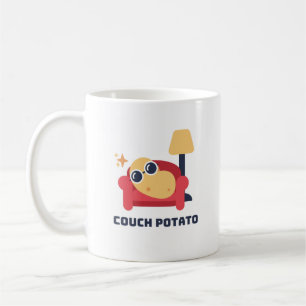 Couchkartoffel lustig personalisiert kaffeetasse